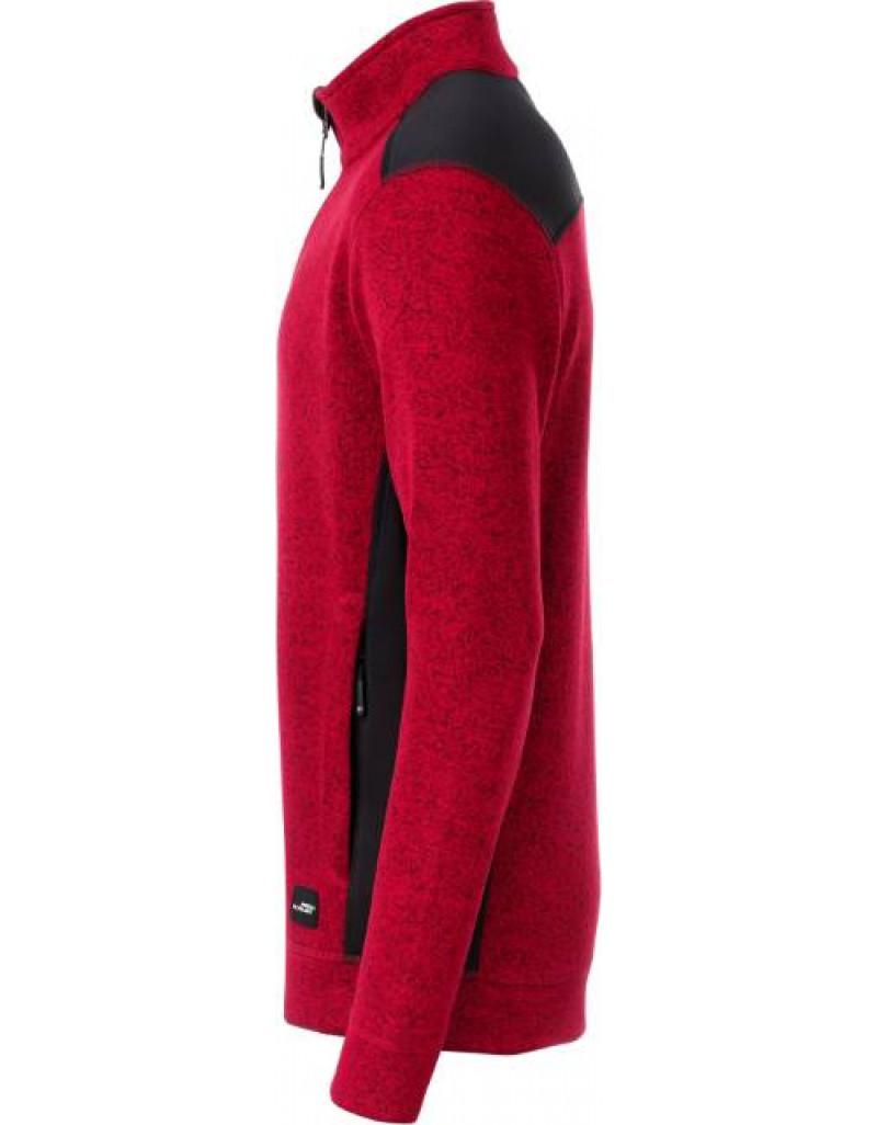 Jachetă de lucru tricotată din fleece pentru bărbați-groasa